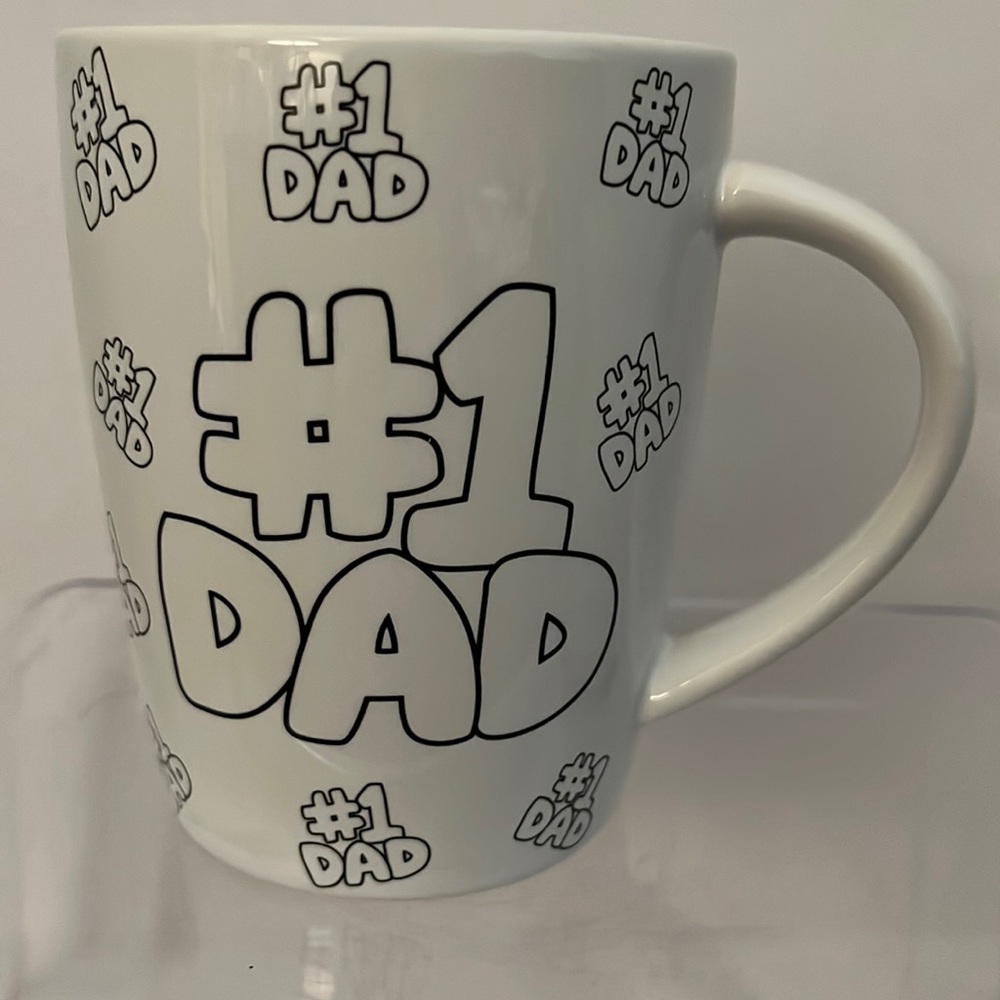 #1 Dad Coffee Mug EUC